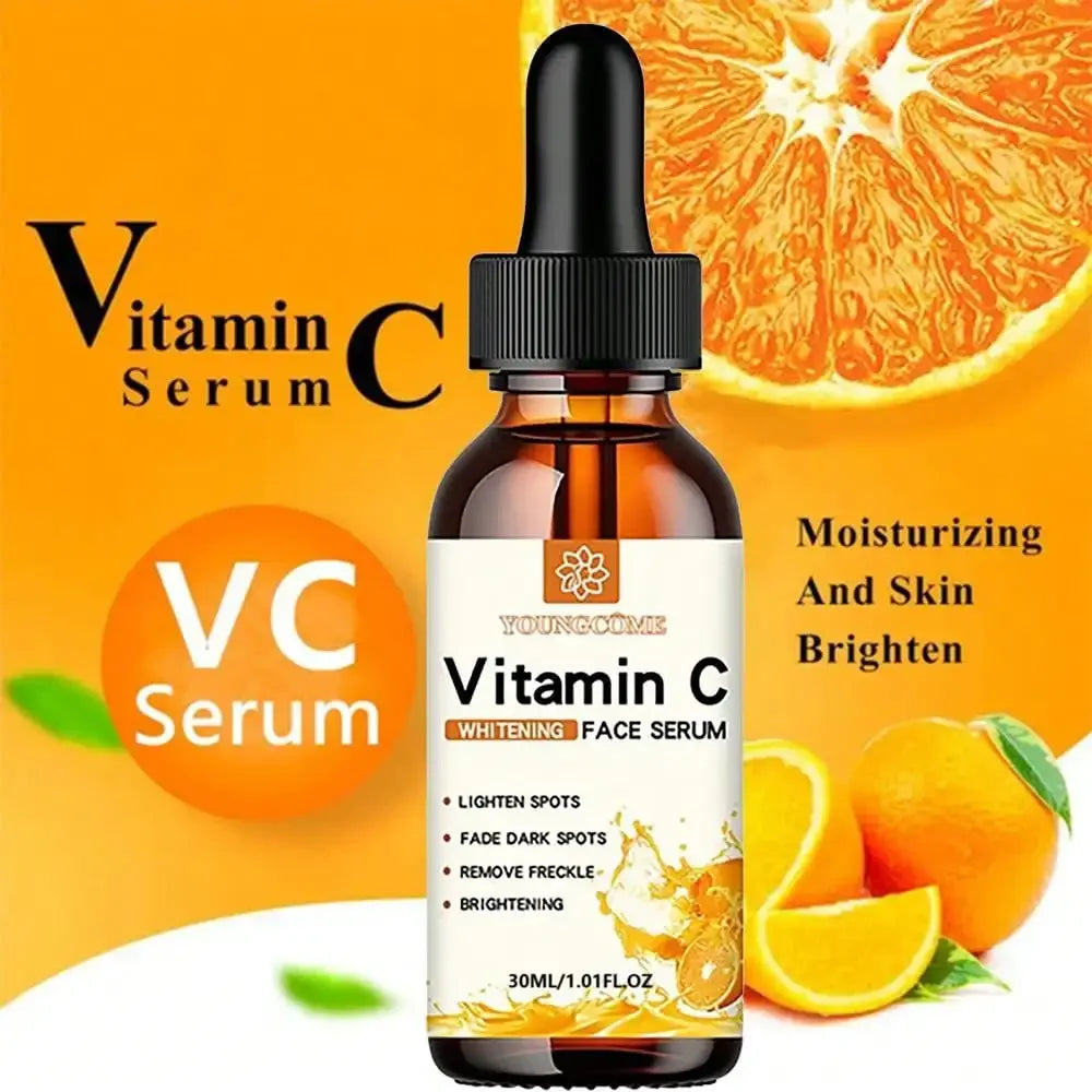 Vitamin C Facial Essence Contains Hyaluronic Acid Dark Spot Remover Moisturizing Repair Anti-aging Essence Facial Skin Care 30ml Active