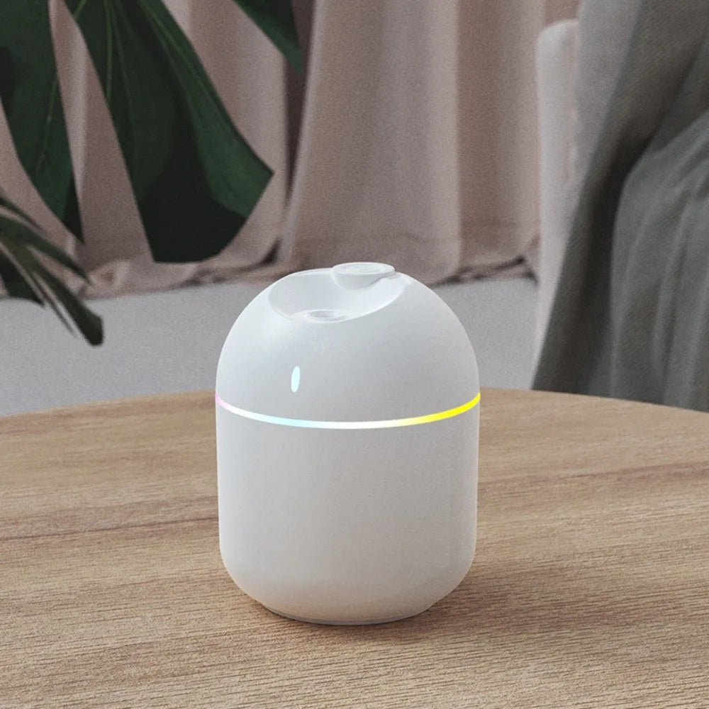 270ml Cool Mist Air Humidifier – Aroma Diffuser with LED Night Light