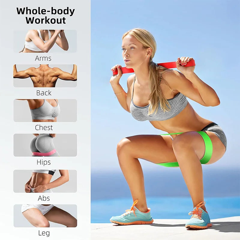 Resistance Bands Set – Yoga & Fitness Elastic Loop Bands