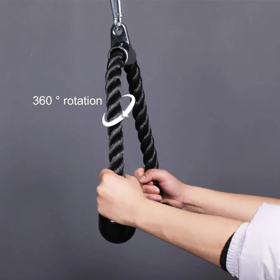 Triceps & Face Pull Rope – Push/Pull Gym Accessory
