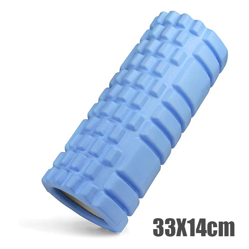 33cm Yoga Foam Roller – Muscle & Back Massage Grid