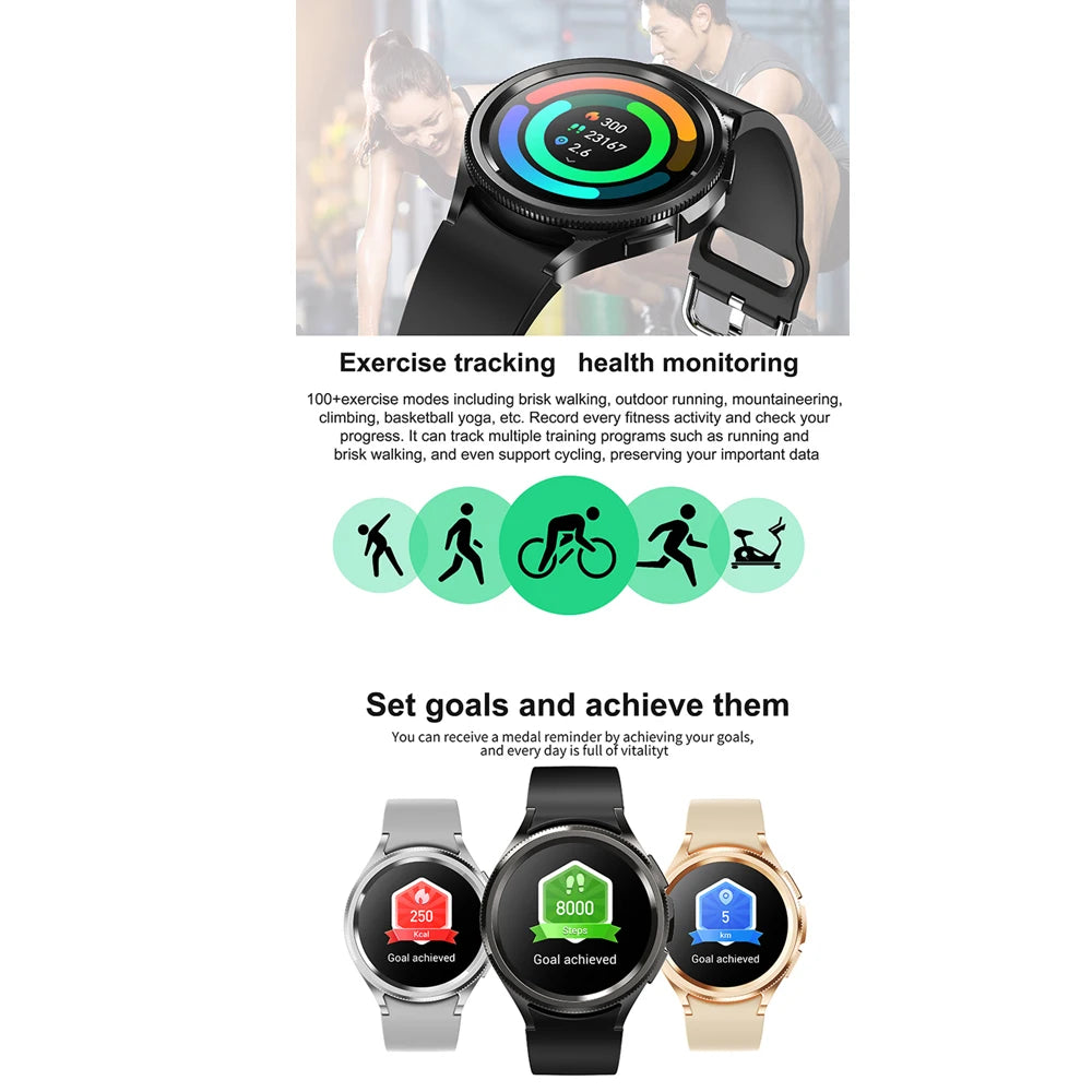 Watch 6 Classic Smartwatch – Bluetooth, GPS & Heart Rate Monitor